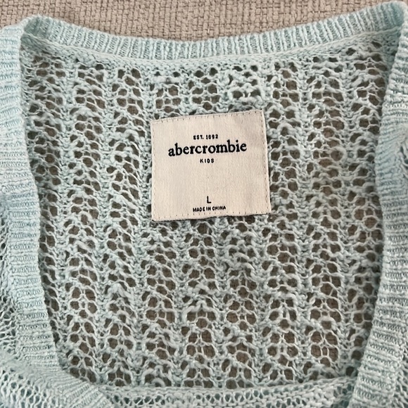 2/$15 Mint colored Abercrombie Kids Sweater in Size L. - Picture 3 of 5